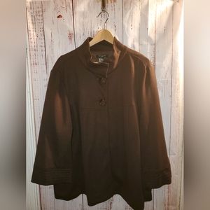 Women Sandro Short Swing Jacket.